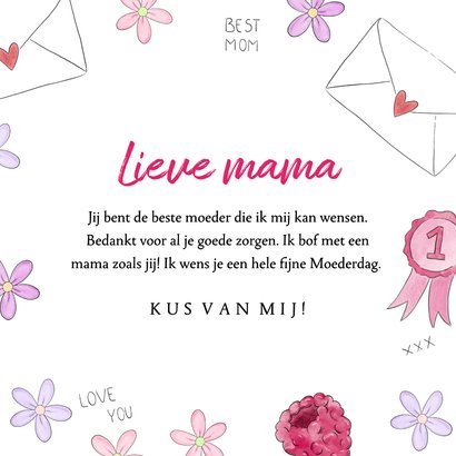 Moederdagkaart blij met een mama als jij 3