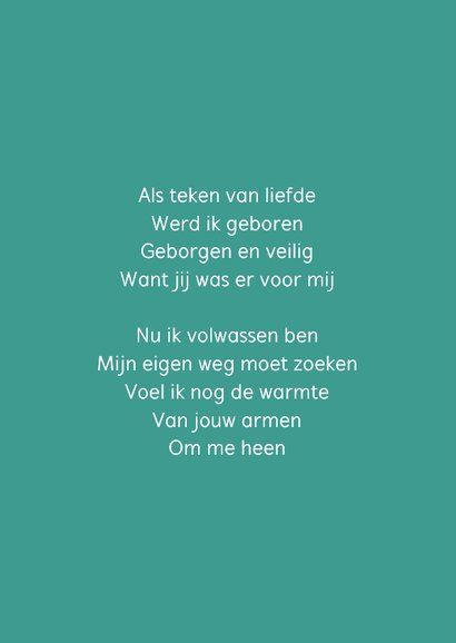 Moederdagkaart bloem levendige kleuren 2
