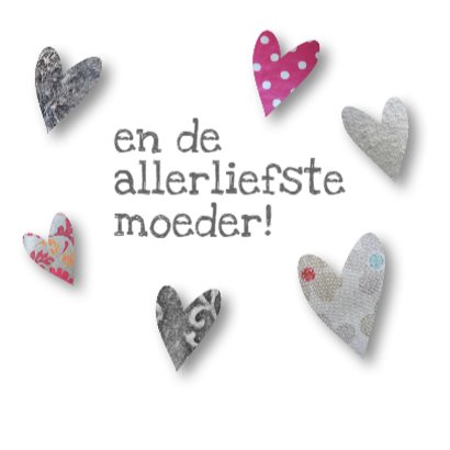 Moederdagkaart Je bent heel speciaal 3