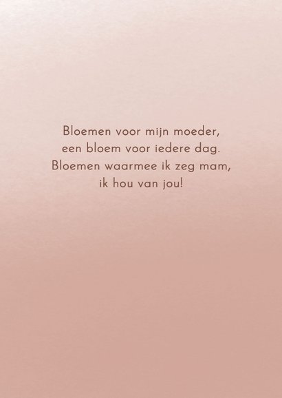 Moederdagkaart madelief 2