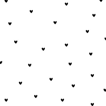 Moederdagkaart mama jij bent lief zwart wit met hartjes 2