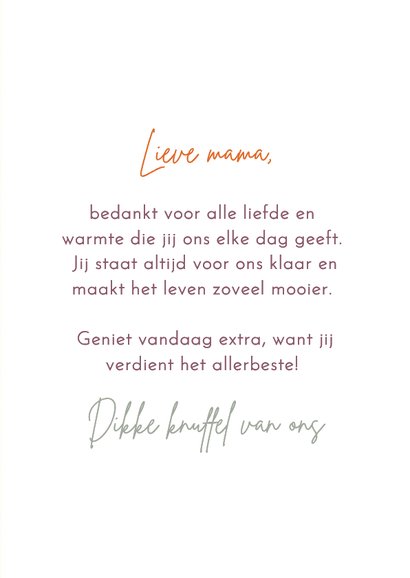 Moederdagkaart met grappige bunny en ballonnen 3