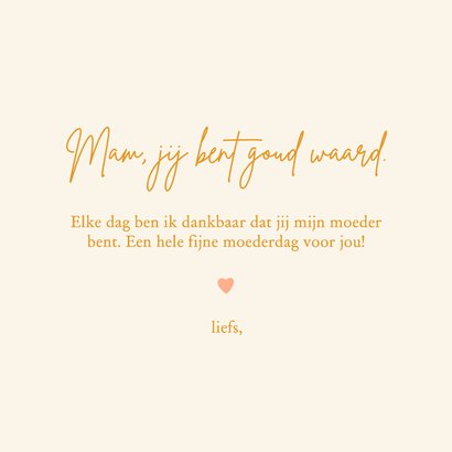 Moederdagkaart met klaprozenkrans 3