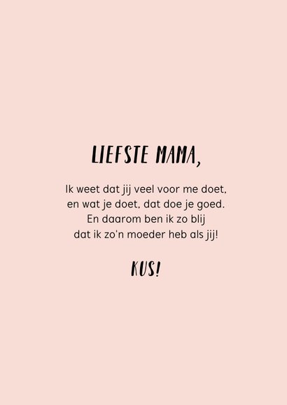 Moederdagkaart met mooie quote en geïllustreerde diamanten 3