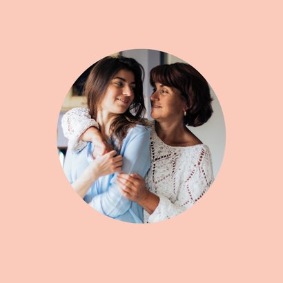 Moederdagkaart minimalistisch 'liefste mama' 2