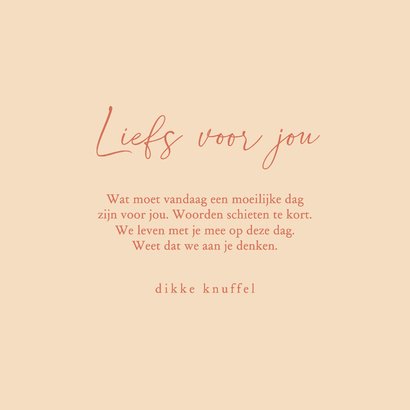 Moederdagkaart verlies liefs voor jou vlinder en hartjes 3