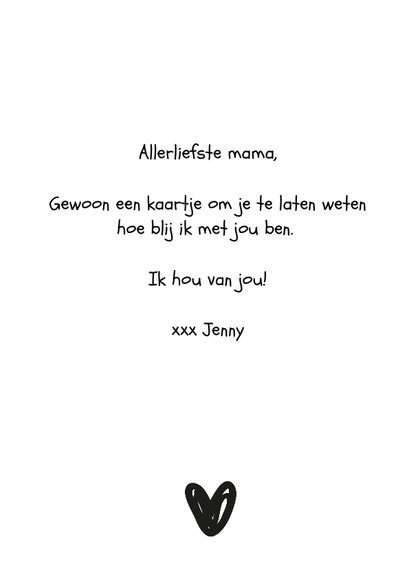 Moederdagkaart 'Zo super blij...' 3