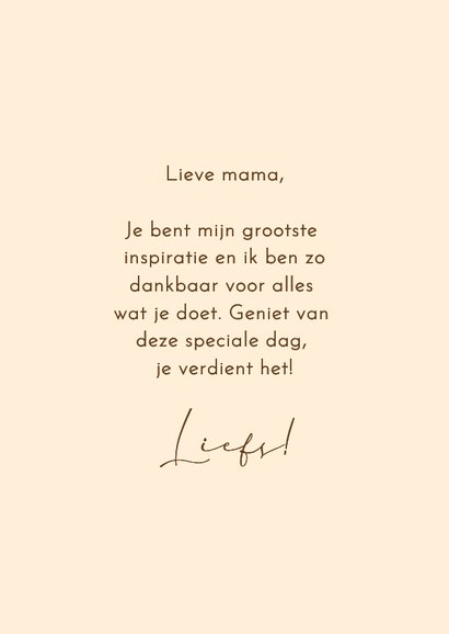 Moederdagkaartje muisje en kind voor de liefste mama 3