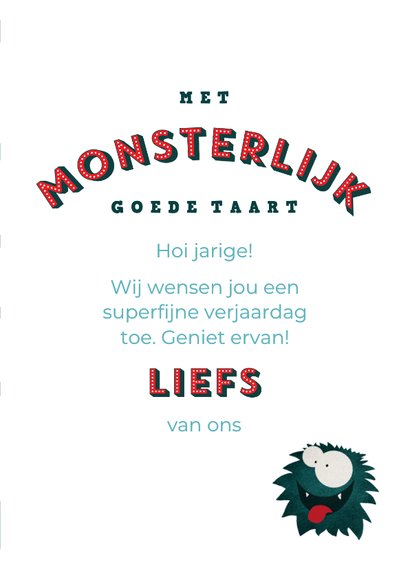 Monsterlijk fijne verjaardagskaart 3