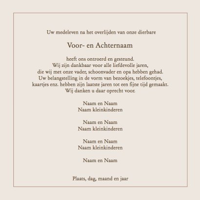 Mooie bedankkaart met zeewering aan strand in zee 3