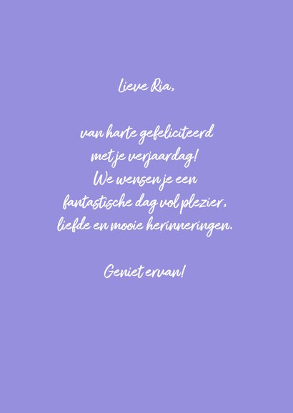 Mooie bloemenkaart met geschilderde hortensia's 3