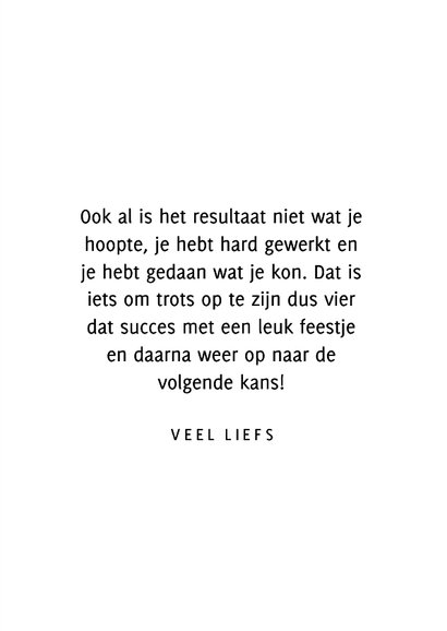 Mooie grafische kaart geslaagd of gezakt trots op jou topper 3