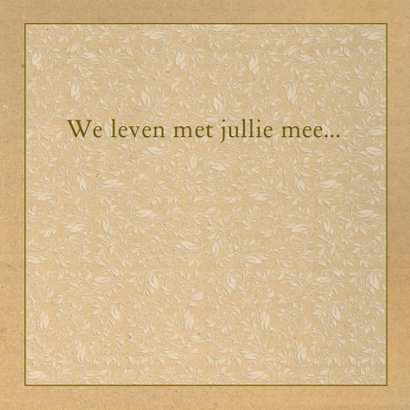 Mooie sterkte kaart met labeltje en hartje op karton 3