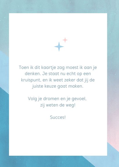 Motiverende coachingskaart - follow your dreams 3