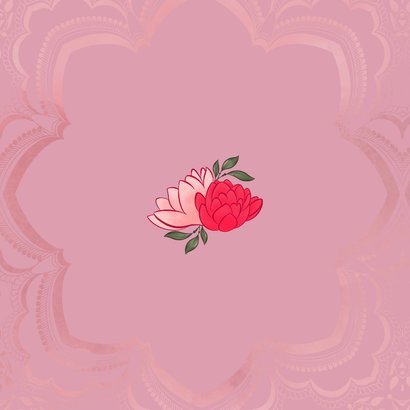 Multicultureel geboortekaartje zusjes  Achterkant