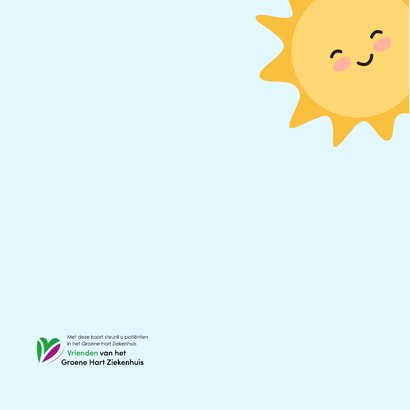 Na regen komt zonneschijn kaart kinderen 2