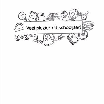 Naar school kaart 2 - WW 3