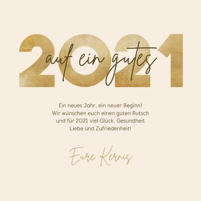 Neujahrskarte Fotos 'Auf ein gutes...' 3
