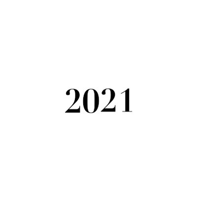 Neujahrskarte großes Foto mit Jahreszahl 2021 Rückseite