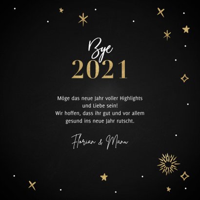 Neujahrskarte 'Hello 2022' 3