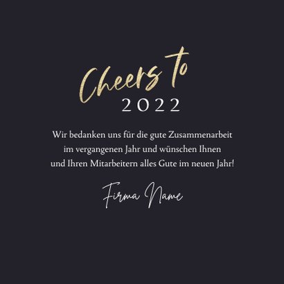 Neujahrskarte 'Prost Neujahr' Feuerwerk 3