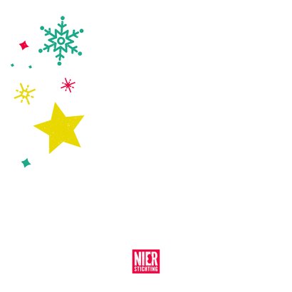 Nierstichting kerstkaart jij maakt kerst mooier 2