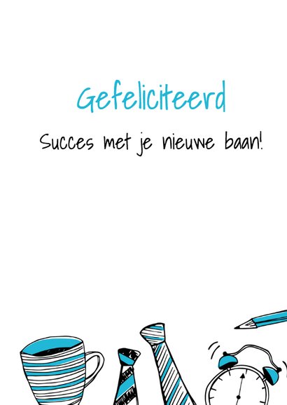 Nieuwe baan tekeningen - man 3