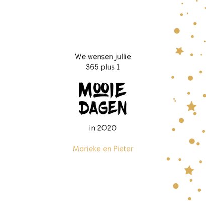 Nieuwjaar 366 mooie dagen in 2020 3
