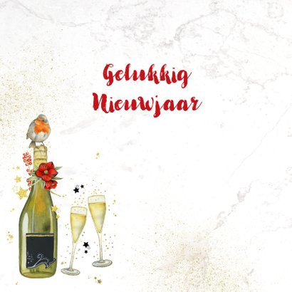 Nieuwjaar champagne foto 2
