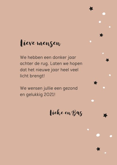 Nieuwjaar Hang in there, 2021 is coming 3