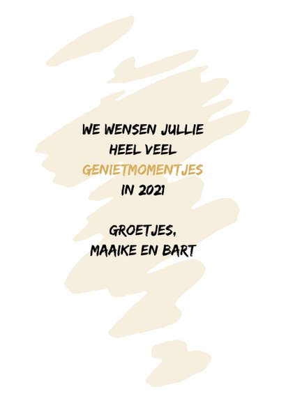 Nieuwjaar Laten we gewoon genieten 3