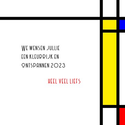 Nieuwjaar Mondriaan 3