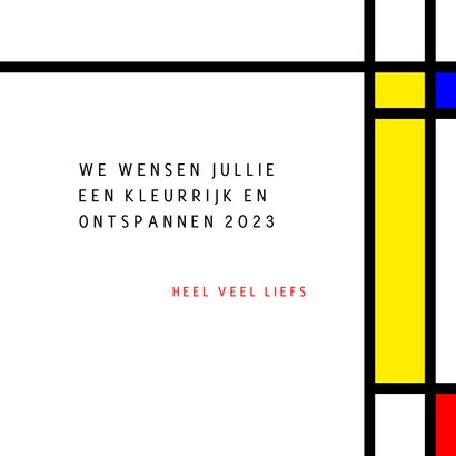 Nieuwjaar Mondriaan 3