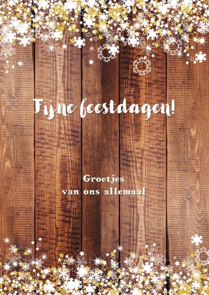 Nieuwjaar stoer en romantisch hout en sterren 3