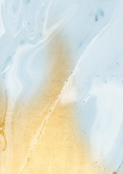 Nieuwjaar trendy 2021 ballon goud blauw marmer Achterkant
