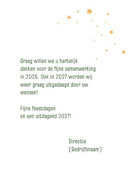 Nieuwjaar uw wensen zijn onze uitdaging 3