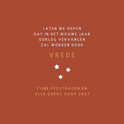 Nieuwjaar Vrede is hét woord voor 2027 3
