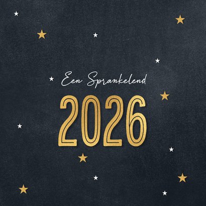 Nieuwjaars kaart 2026 wensen 2
