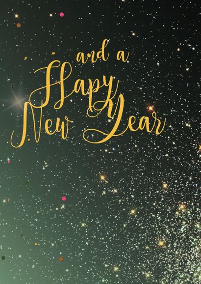 Nieuwjaars We wish you a Merry Christmas & a Happy New Year 2