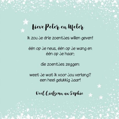 Nieuwjaarsbrief voor Peter en Meter snow 3