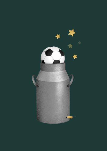 Nieuwjaarskaart 2021 carbid schieten vuurwerk sterren goud 2