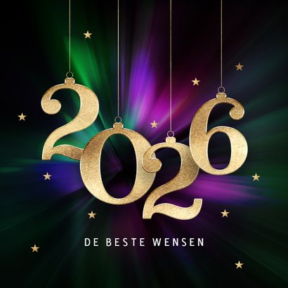 Nieuwjaarskaart 2026 met foto 2