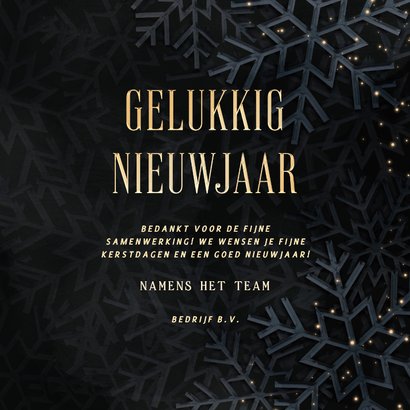 Nieuwjaarskaart 2027 met sprankelende kerstbal 3