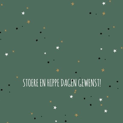 Nieuwjaarskaart 4x4 terreinwagen stoer av 3