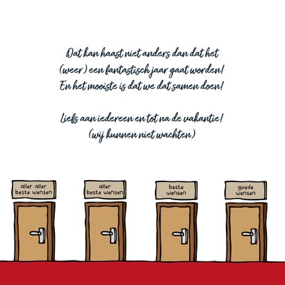 Nieuwjaarskaart alleen maar de aller aller allerbeste wensen 3