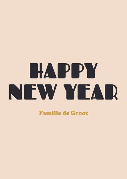 Nieuwjaarskaart cheers blokjespatroon met sterren 3