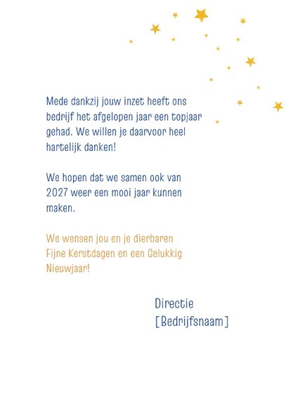 Nieuwjaarskaart 'de allerbeste wensen' 3