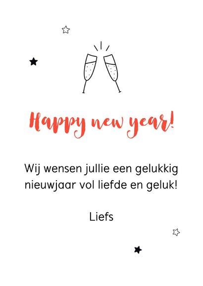 Nieuwjaarskaart 'Droom groot & geniet van kleine dingen' 3
