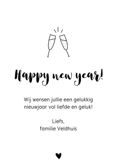 Nieuwjaarskaart - Een goed beter best nieuwjaar 3