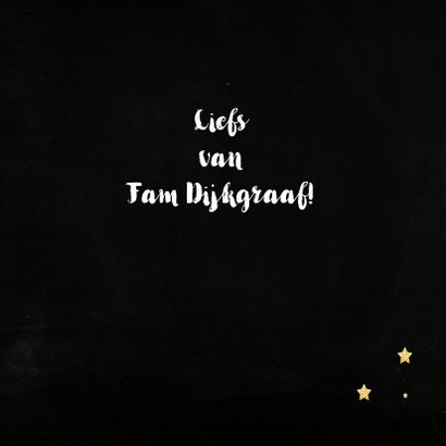 Nieuwjaarskaart fles champagne 3